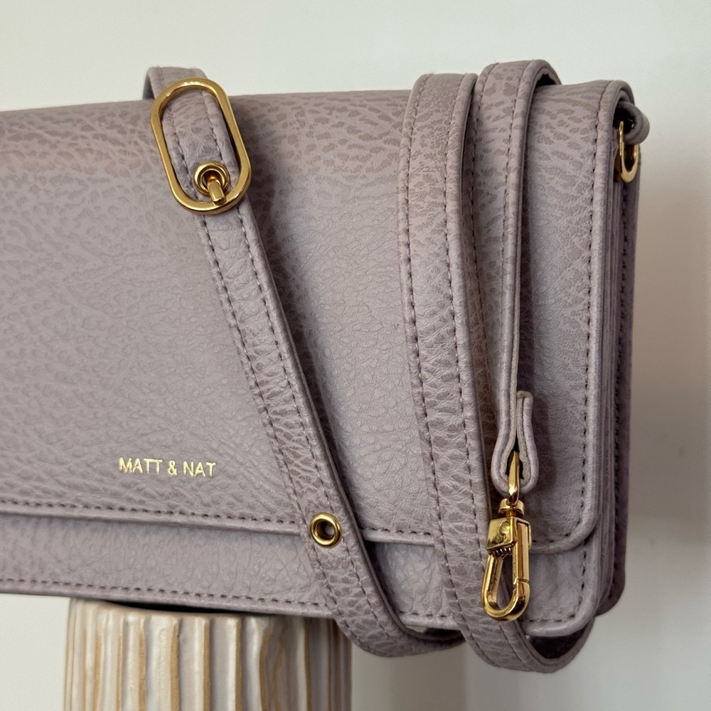 Matt & Nat Lavender Crossbody Purse